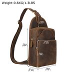 Leather Chest Bag Manufacturer - Custom Design Own Style Type Vintage Style Men