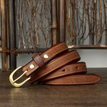 Leather Slim Belt Manufacturer - Pin Buckle Brands Luxury Custom Designer Full Grain