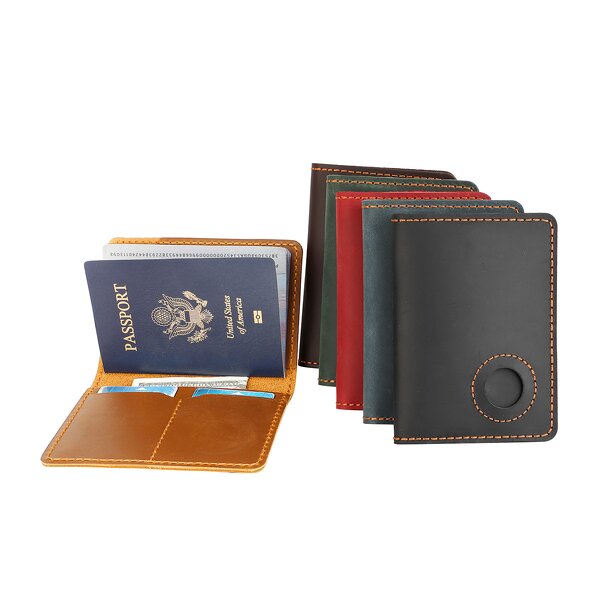 Leather Passport Holder Supplier - Design Custom Full Grain Genuine Cover Case