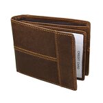 Leather Wallet Manufacturer - Hot Sale Factory Design Customizable Retro Brown