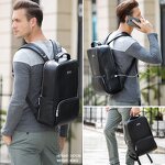 Leather Laptop Backpack Manufacturer - 100% Pure Cow Hide Black Vintage Men's Sport