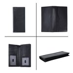 Leather Wallet Supplier - High Quality Fashion Design Cowboy Men Black Cowhide