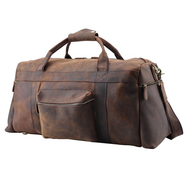 Leather Duffle Bag Supplier - High Quality Customize Genuine Mens Weekender