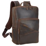 Leather Backpack Manufacturer - Custom LOGO Vintage Pure Cowhide Laptop Computer