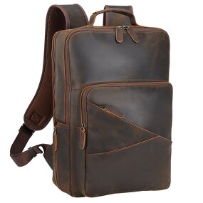 Leather Backpack Manufacturer - Custom LOGO Vintage Pure Cowhide Laptop Computer