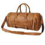 Leather Travel Duffel Manufacturer - TIDING Brown Custom Mens Full Grain Genuine