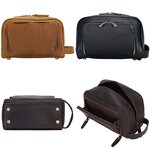 Leather Washing Bag Manufacturer - Logo Customized Handmade Real Cow for Travel