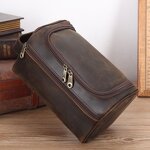 Leather Toiletry Bag Supplier - New Arrival Genuine Lipstick Cosmetic Traveling