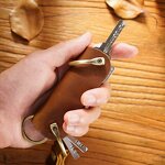 Leather Card Key Holder Manufacturer - Custom Design Vintage Full Grain Cowhide
