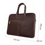 Leather Business Bag Manufacturer - New Design Simple Style Genuine Laptop