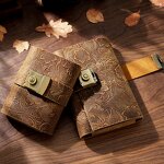 Leather Diary Journal Supplier - Vintage Tally Book Full Grain Manuscript with Lock