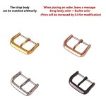 Leather Watch Strap Supplier - Original Factory Cowhide Calfskin White Pink for