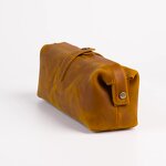 Leather Cosmetic Bag Manufacturer - Wholesale Vintage Design Crazy Horse Genuine