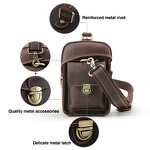 Leather Camera Bag Manufacturer - Hot Sale High Quality Fashion Crazy Horse