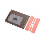 Leather Wallet Supplier - Custom Logo RFID Men Minimalist Cowhide Genuine Slim