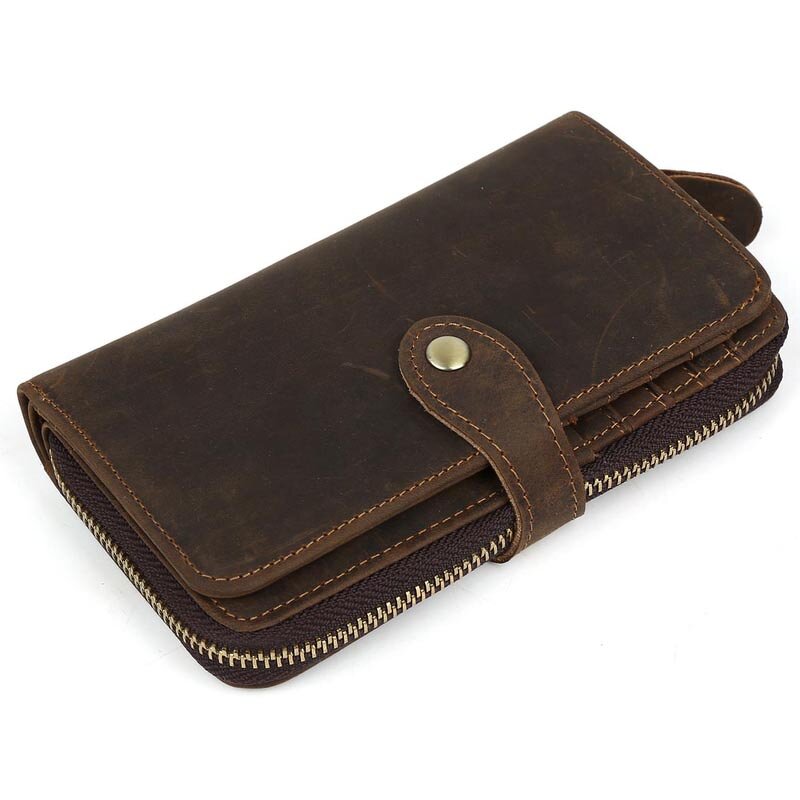 Leather Clutch Bag Manufacturer - Customize Design Hot Sale Genuine Crazy Horse