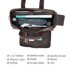 Leather Messenger Briefcase Manufacturer - High Quality Vintage Design Large Genuine