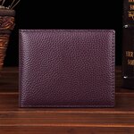 Leather Wallet Supplier - Factory Wholesale OEM ODM Men Bifold Pebble Leather