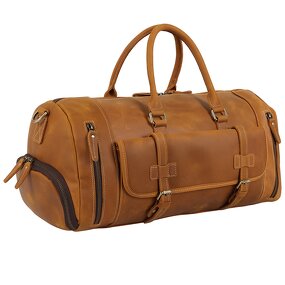 Leather Travel Duffel Supplier - Factory Supply Wholesale Full Grain Genuine with