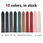 Leather Watch Strap Supplier - Genuine Cow Real Cowhide Calfskin for Smart Watch