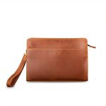 Leather Clutch Bag Manufacturer - New Arrival Full Grain Genuine Crazy Horse Vintage