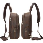 Leather Single Shoulder Bag Supplier - Wholesale Factory Supply Durable Crazy Horse