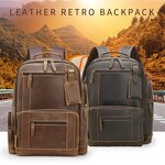 Leather Backpack Manufacturer - Vintage Design Wholesale Full Grain Crazy Horse