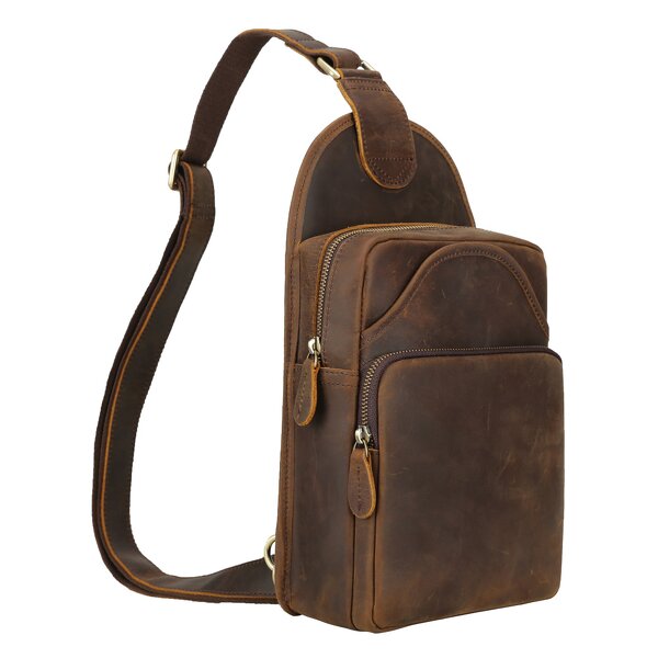 Leather Chest Bag Manufacturer - Custom Design Own Style Type Vintage Style Men