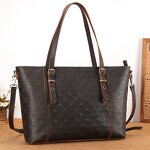 Leather Handbag Supplier - Full Logo Custom ODM OEM Gift Christmas Retro Crazy