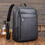 Leather Backpack Manufacturer - Hot Selling Low Price Black Full Grain Business