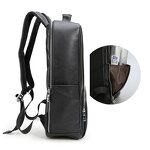 Leather Laptop Backpack Manufacturer - 100% Pure Cow Hide Black Vintage Men's Sport