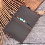 Leather Travel Card Holder Supplier - Factory Custom Design Crazy Horse Passport