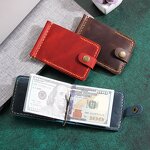 Leather Cardholder Wallet Manufacturer - Multicolor Cowhide Slim Full Grain with Clip