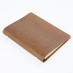 Leather Book Cover Supplier - Original Factory Drop Shipping Full Grain Workbook