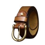 Leather Belts Manufacturer - Vintage Business Man 3.8cm Wide Genuine Full Grain