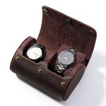 Leather Watch Box Supplier - Custom Logo Full Grain Luxury Watch Case Holder