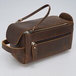 Leather Travel Toiletry Bag Manufacturer - Wholesale Genuine Large Capacity Makeup