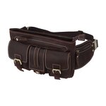 Leather Waist Bag Manufacturer - Manufacture Wholesale Vintage Light Brown Sport