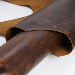 Leather Material Supplier - Full Grain Cowhide Brown Oil Leather Cow Hide Cattle