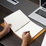 Leather Book Cover Supplier - Original Factory Drop Shipping Full Grain Workbook