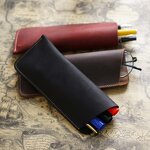 Leather Glasses Case Supplier - Factory Wholesale High Quality Pen Pencil Bag for