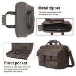 Leather Messenger Briefcase Manufacturer - High Quality Vintage Design Large Genuine