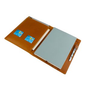 Leather Notebook Case Manufacturer - Crazy Horse Genuine Cow for Ipad