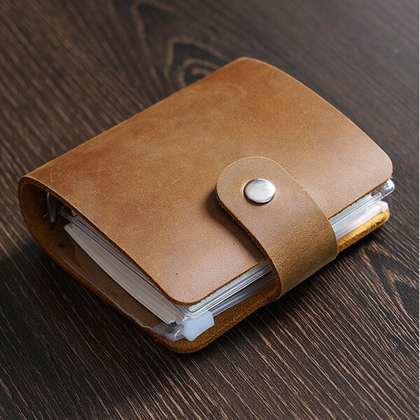 Leather Notebook Cover Manufacturer - Small Design Genuine Notepad Memo Cover