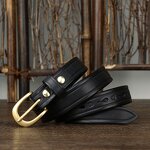 Leather Slim Belt Manufacturer - Pin Buckle Brands Luxury Custom Designer Full Grain