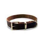 Leather Pet Collar Manufacturer - Custom Size Handmade Cow Hide Genuine Real