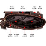 Leather Fanny Pack Supplier - Tiding Custom Brand Logo Color Design Vintage Sport