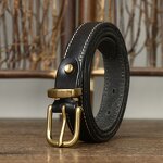 Leather Waist Belt Supplier - Pin Buckle Brands Luxury Custom Designer Full Grain