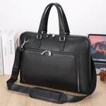 Leather Briefcase Supplier - Full Grain Cow Hide 15.6 Inches Case Messenger