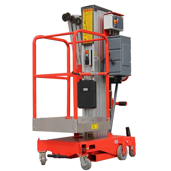 Single Mast Platform Manufacturer - OEM/ODM 5-12M AC Battery Aluminum Mast with CE